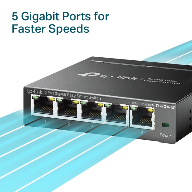 5-Port Gigabit Easy Smart Switch TP-Link TL-SG105E