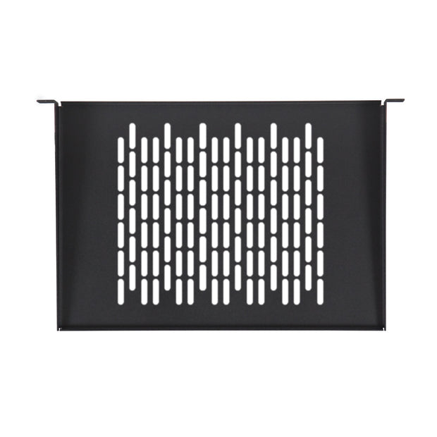 1U 12" Vented Component Shelf