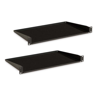 1U 12" Component Shelf - 2 pack