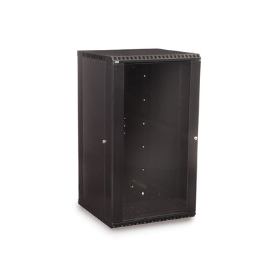 22U Fixed Wall Mount Cabinet  Glass Door