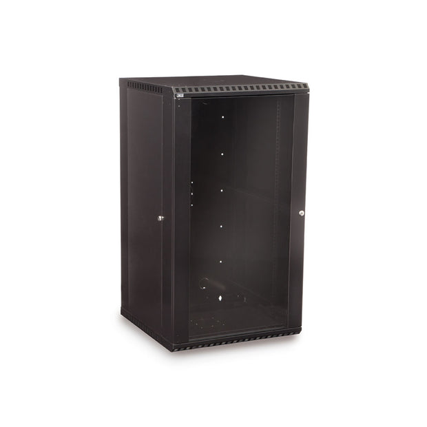 22U Fixed Wall Mount Cabinet  Glass Door