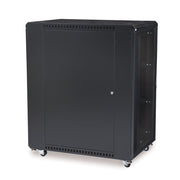 22U Server Rack, Glass Front/Vented Rear, 36" Depth