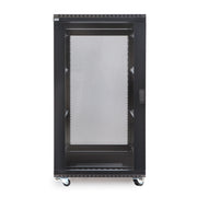 22U Server Rack, Glass Front/Vented Rear, 36" Depth