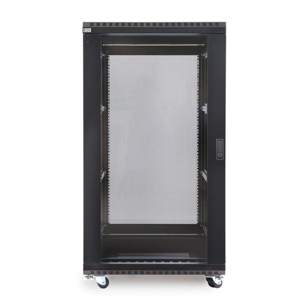 22U Server Rack, Glass Front/Vented Rear, 36" Depth