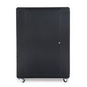 22U Server Rack, Glass Front/Vented Rear, 36" Depth