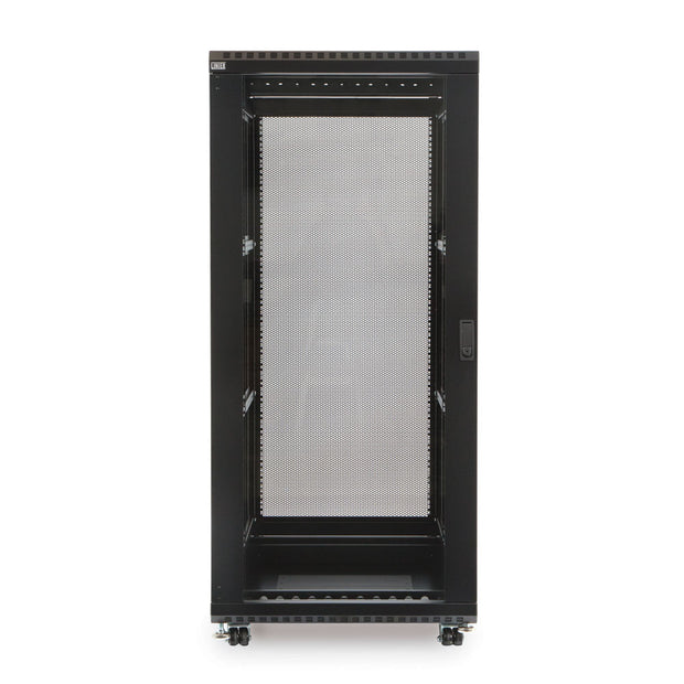 27U Server Rack, Glass Front/Vented Rear