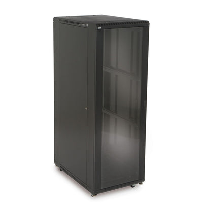 37U Server Rack, Glass Front/Vented Rear