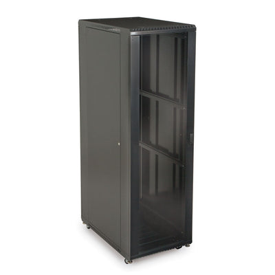 42U Server Rack, Glass Front/Vented Rear