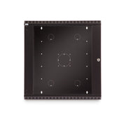 12U Fixed Wallmount Cabinet Glass Door