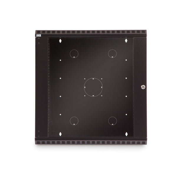 12U Fixed Wallmount Cabinet Glass Door