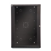 18U Fixed Wallmount Cabinet Glass Door