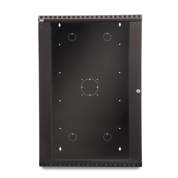 18U Fixed Wallmount Cabinet Glass Door