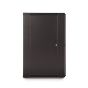 18U Fixed Wallmount Cabinet Glass Door