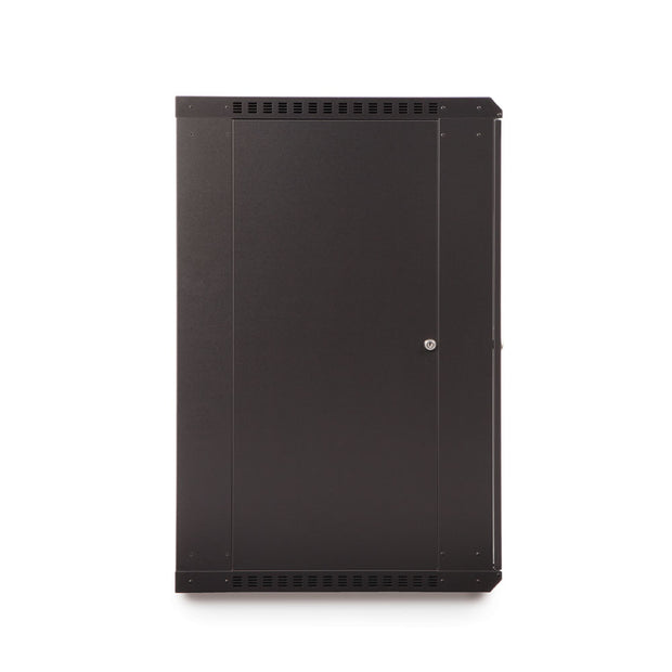 18U Fixed Wallmount Cabinet Glass Door