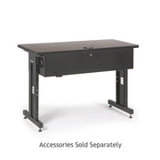 48" W x 24" D Training Table - African Mahogany