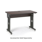 48" W x 24" D Training Table - African Mahogany