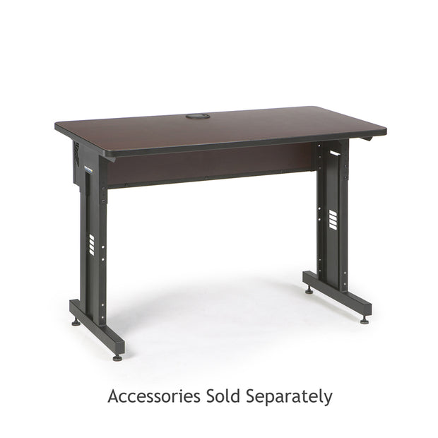 48" W x 24" D Training Table - African Mahogany