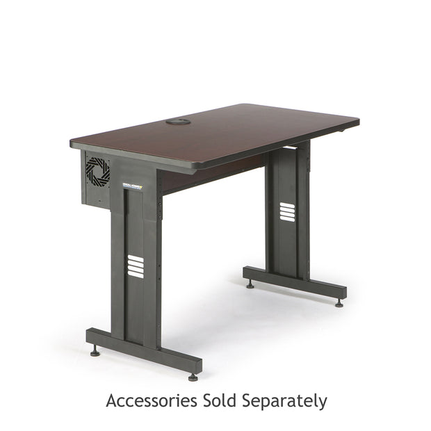 48" W x 24" D Training Table - African Mahogany