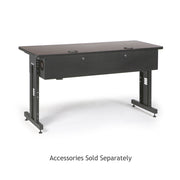 60" W x 24" D Training Table - African Mahogany