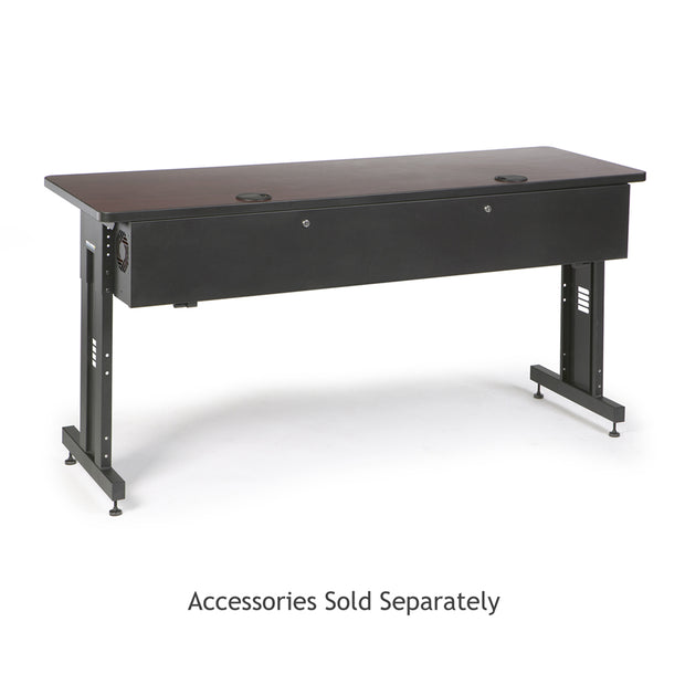 72" W x 24" D Training Table - African Mahogany