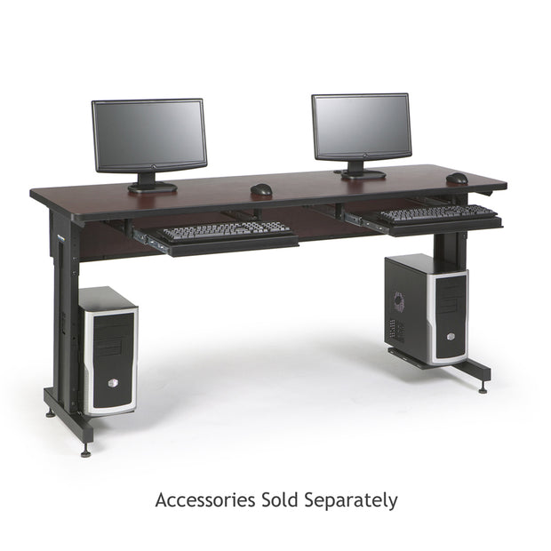 72" W x 24" D Training Table - African Mahogany