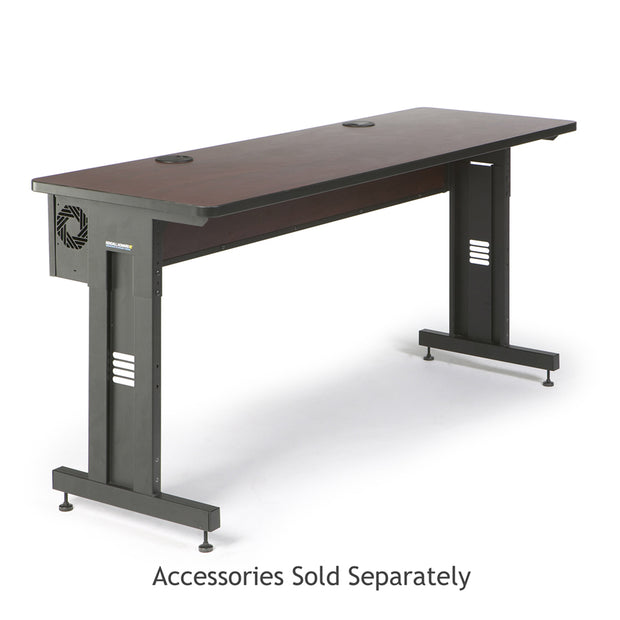 72" W x 24" D Training Table - African Mahogany