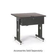 36" W x 30" D Training Table - African Mahogany