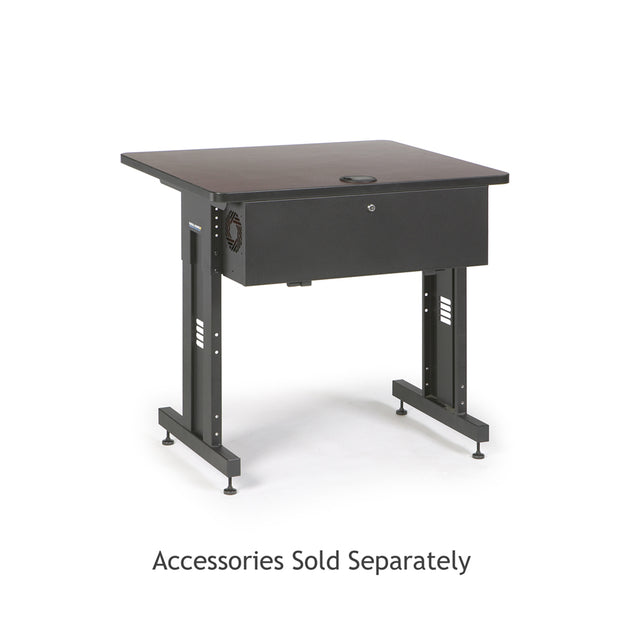 36" W x 30" D Training Table - African Mahogany