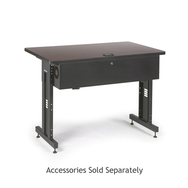 48" W x 30" D Training Table - African Mahogany