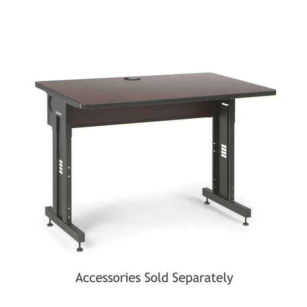 48" W x 30" D Training Table - African Mahogany