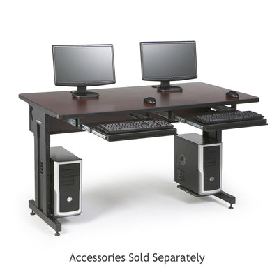 60" W x 30" D Training Table - African Mahogany