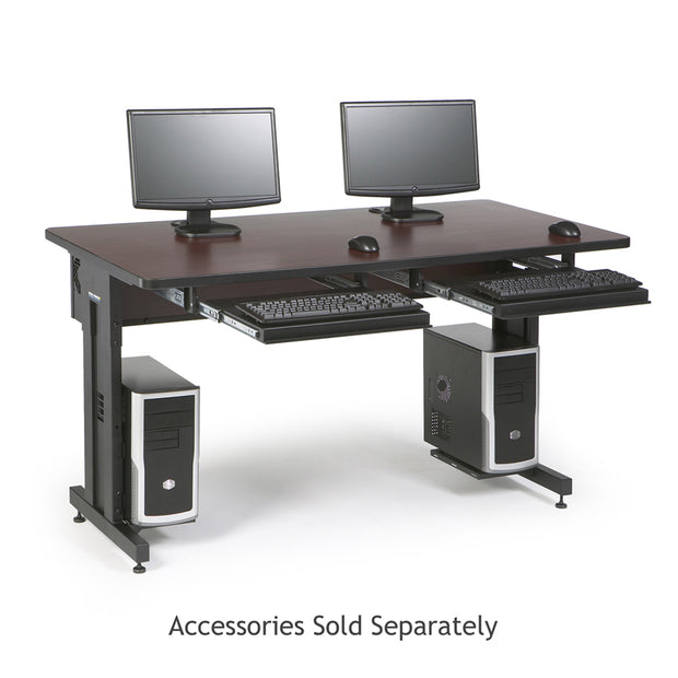 60" W x 30" D Training Table - African Mahogany