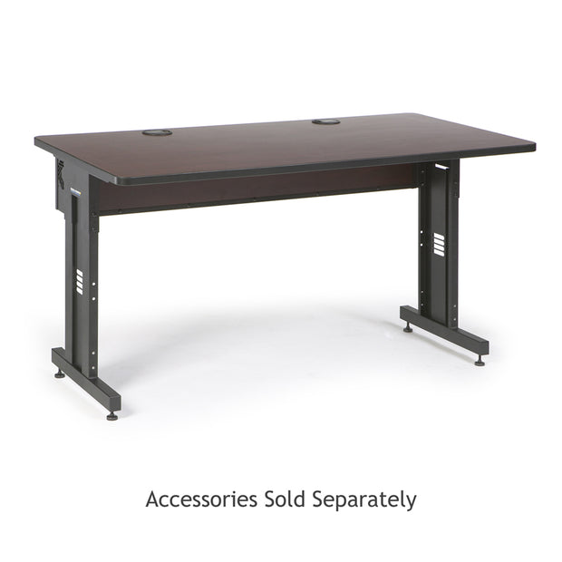 60" W x 30" D Training Table - African Mahogany