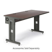 60" W x 30" D Training Table - African Mahogany