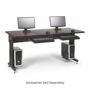 72" W x 30" D Training Table - African Mahogany