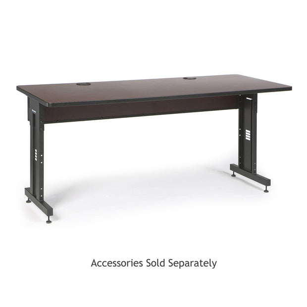 72" W x 30" D Training Table - African Mahogany