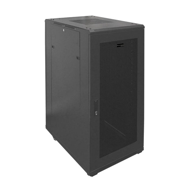 27U Server Rack Cabinet w/ Vented Front/Vented Split Rear Doors 32" Depth