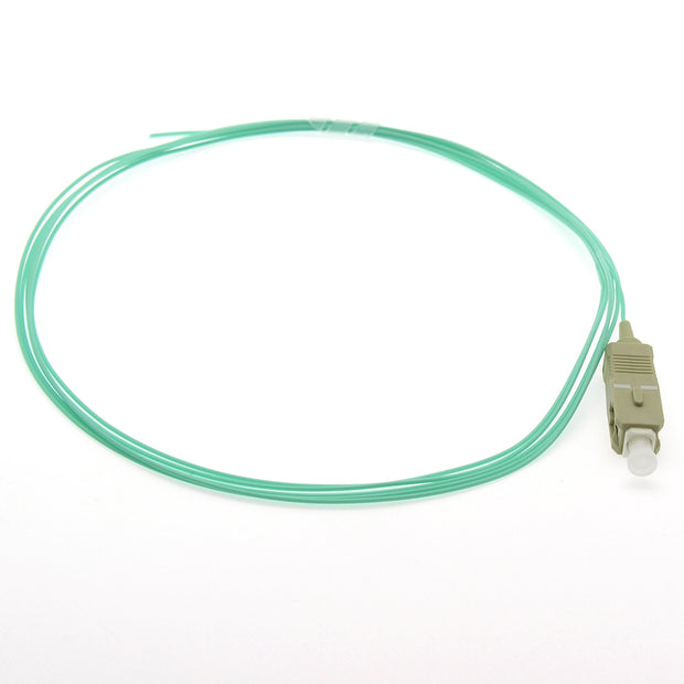 3m SC/UPC OM4 Multimode Pigtail Aqua