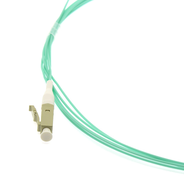 3m LC/UPC OM4 Multimode Pigtail Aqua