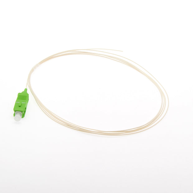 2m SC/APC Simplex Singlemode LSZH Pigtail White