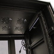 42U Server Rack Cabinet w/ Vented Front/Vented Split Rear Doors 40" Depth