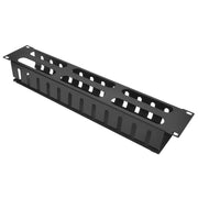 2U Cable Manager 12-Finger Duct with Cover