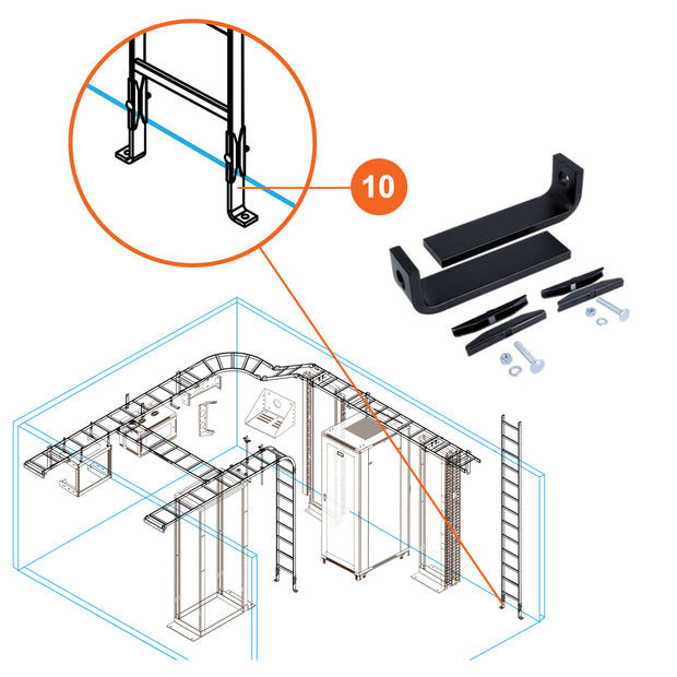 Floor Mount Kit Pair