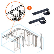 6" Retaining Post Kit Pair