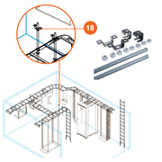 Ceiling Support Kit Includes Road Pair