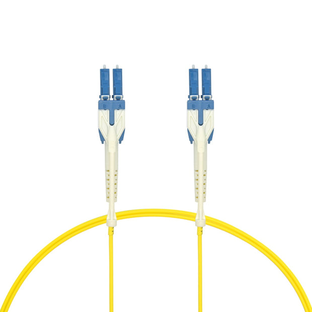 2m Uniboot LC/UPC LC/UPC Singlemode Duplex Fiber Optic Patch Cable with Pull Push Tab