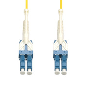 2m Uniboot LC/UPC LC/UPC Singlemode Duplex Fiber Optic Patch Cable with Pull Push Tab