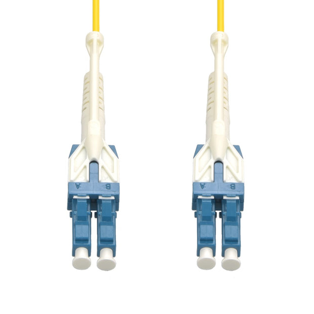 2m Uniboot LC/UPC LC/UPC Singlemode Duplex Fiber Optic Patch Cable with Pull Push Tab