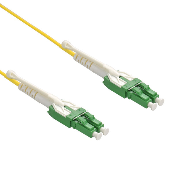 10m Uniboot LC/APC LC/APC Singlemode Duplex OFNR Fiber Optic Patch Cable