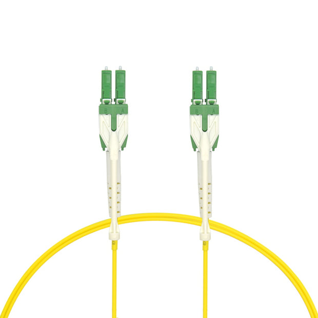 10m Uniboot LC/APC LC/APC Singlemode Duplex OFNR Fiber Optic Patch Cable